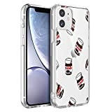 Zhuofan Plus Cover iPhone 11, Ultra Sottile Custodia Clear Silicone Morbida Transparent TPU Gel con Design Print Pattern AntiGraffio Antiurto ...