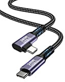 ziwodiv Cavo USB C a USB C 240W, 48V/5A Cavo Type c to Type C 90 Gradi, PD3.1 Cavetto USB ...
