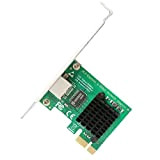 Ziyituod Scheda di Rete PCIe Ethernet 2.5G Base-T, Convertitore Adattatore LAN RJ45 2.5G/1G/100Mbps RTL8125B per PC Desktop,Supporto Win 11/10/8/7