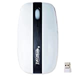 Zucchetti Mini Mouse Wireless con USB, Bianco/Nero